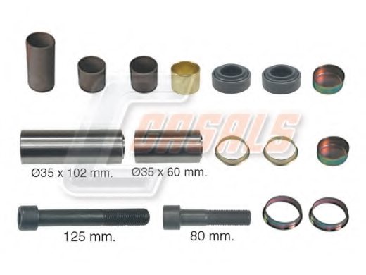 CASALS MD850 Repair Kit, brake caliper